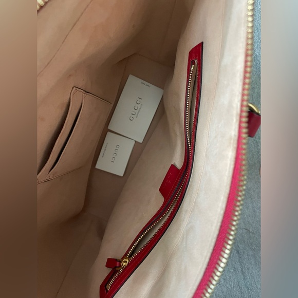 ** AUTHENTIC**Gucci GG Blooms Tote Multi Coated Canvas Fabric Bag - Picture 13 of 13